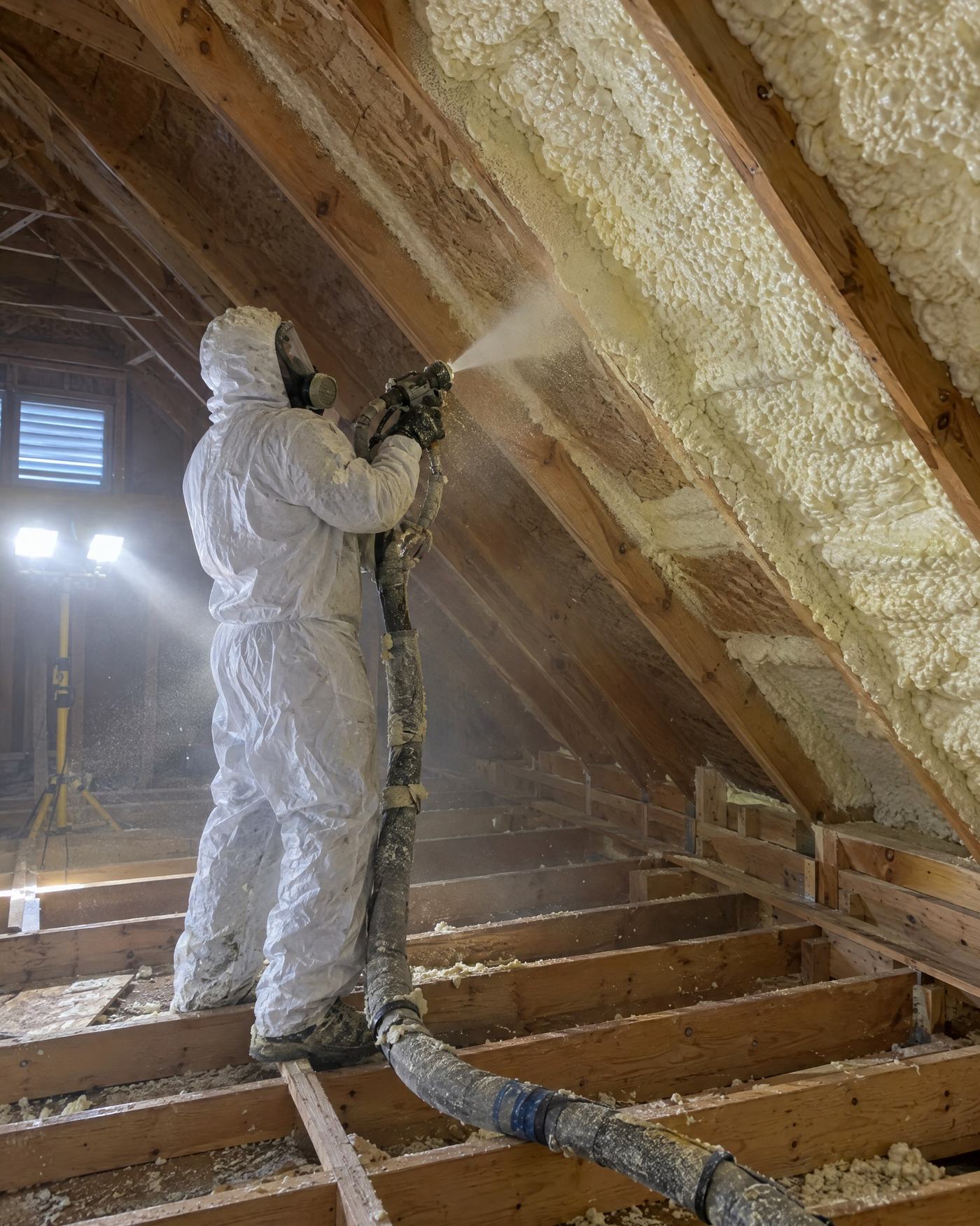 Attic Spray Foam & Insulation in Central Maine