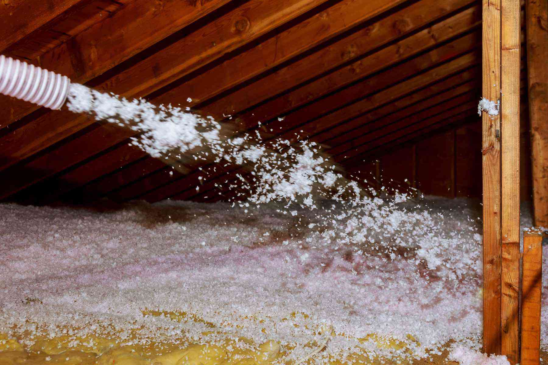 Blown-In Cellulose Insulation in Central Maine
